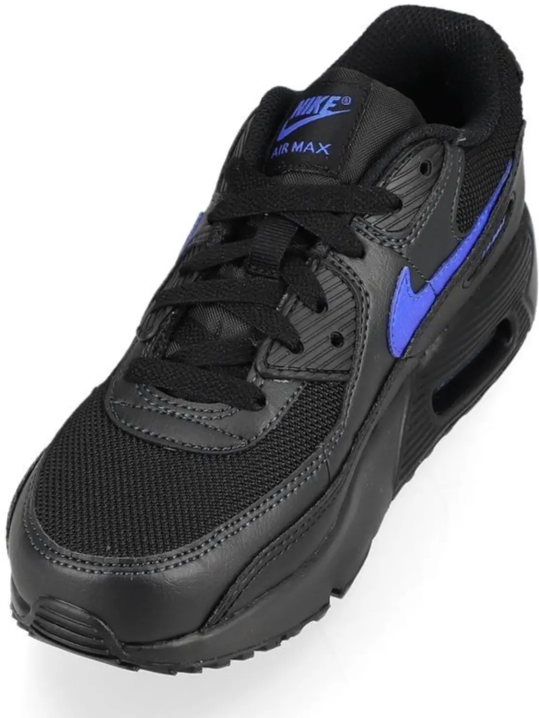 Nike Air Max 90 Mesh Kleuterschoenen - Zwart/Blauw - afbeelding 2 van 6