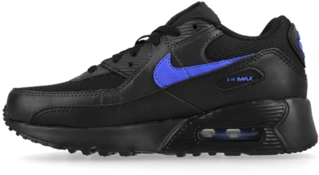 Nike Air Max 90 Mesh Kleuterschoenen - Zwart/Blauw - afbeelding 6 van 6