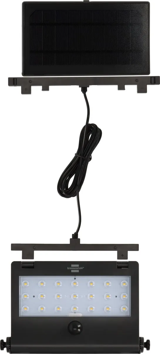 Brennenstuhl LED Solar Spot SOL 1000 7W - 1000lm Koelwit 4000K - IP65 - Zwart