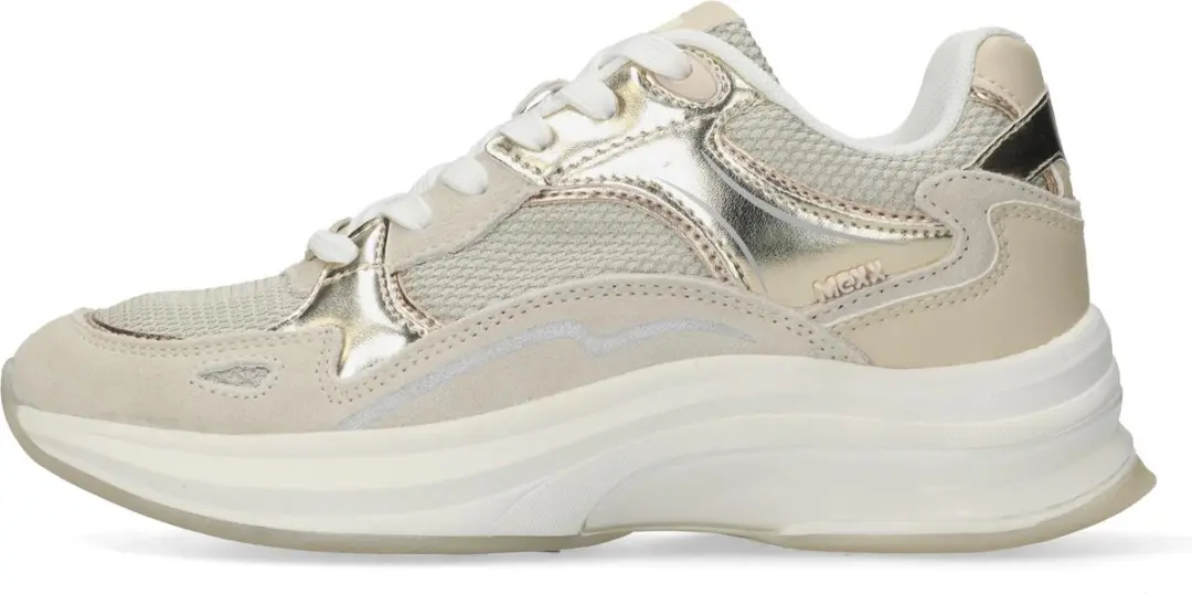 Mexx Sneaker Racoon Phoeby Gold Dames - Maat 36 - afbeelding 2 van 6
