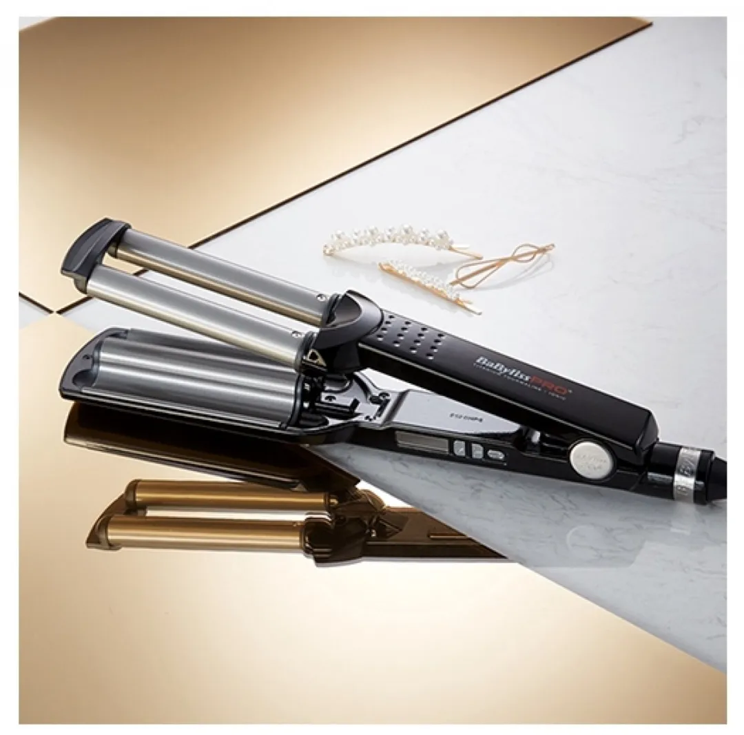 BaBylissPRO 3D Waver BAB2369TTE Krultang - 5 standen - Zwart