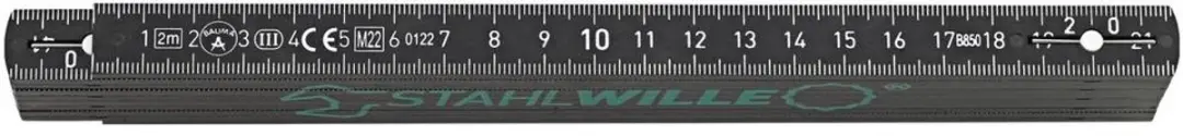Stahlwille 13112 2M 77470003 Duimstok - afbeelding 2 van 3