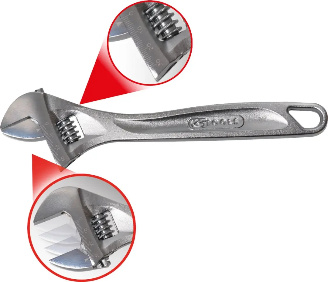 KS Tools CLASSIC 577.0375 Verstelbare Moersleutel - 43 mm - afbeelding 2 van 5