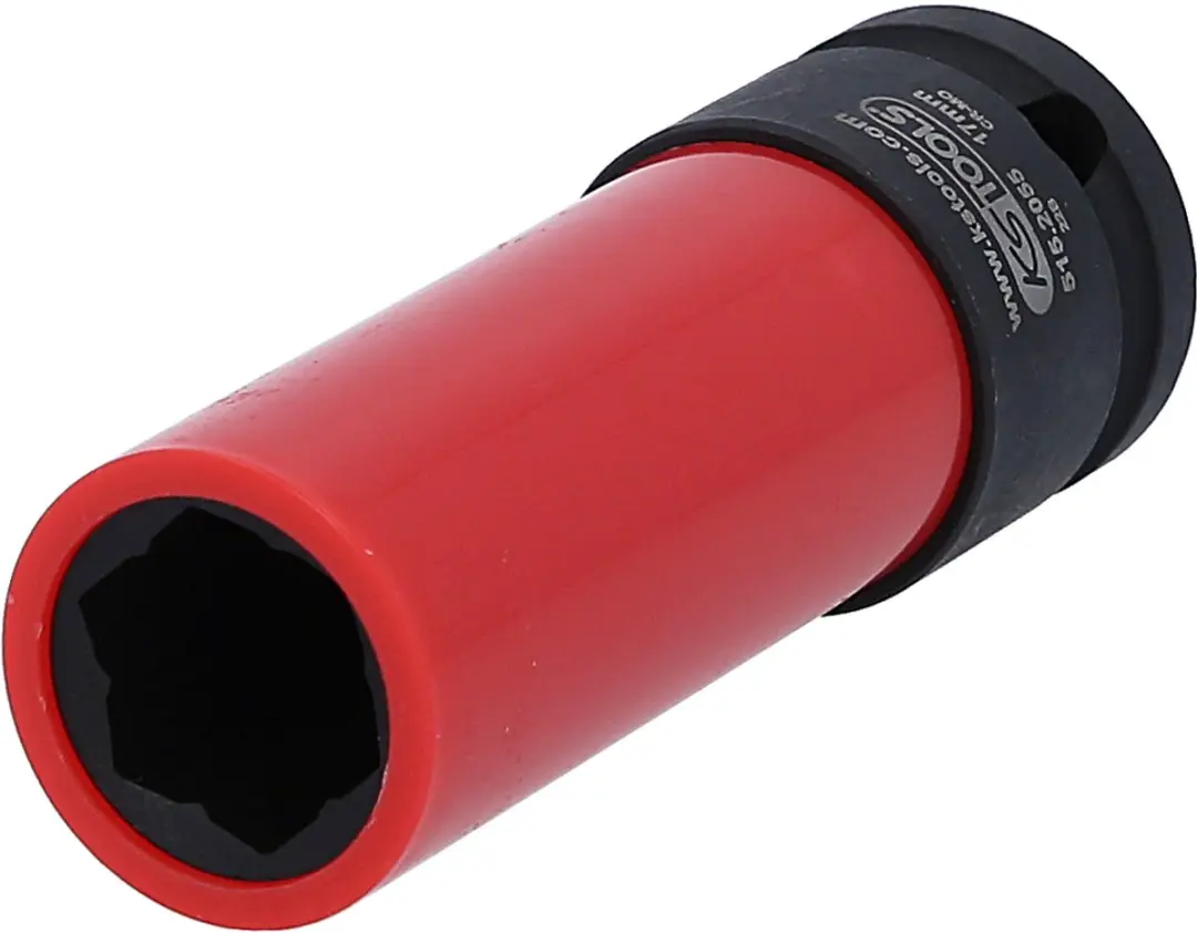 Speciale krachtdop voor aluminiumvelgen voor Mercedes, lang, 17 mm