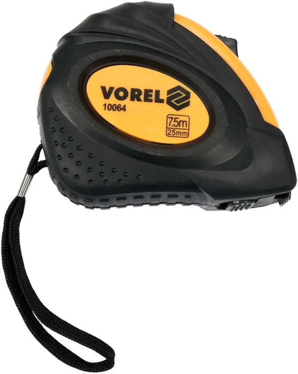 Vorel 10064 Meetlint - 7.5m - Geel - afbeelding 2 van 4