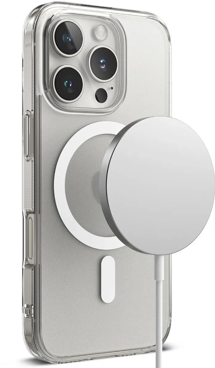 Ringke Fusion MagSafe iPhone 16 Pro Hoesje - Transparant