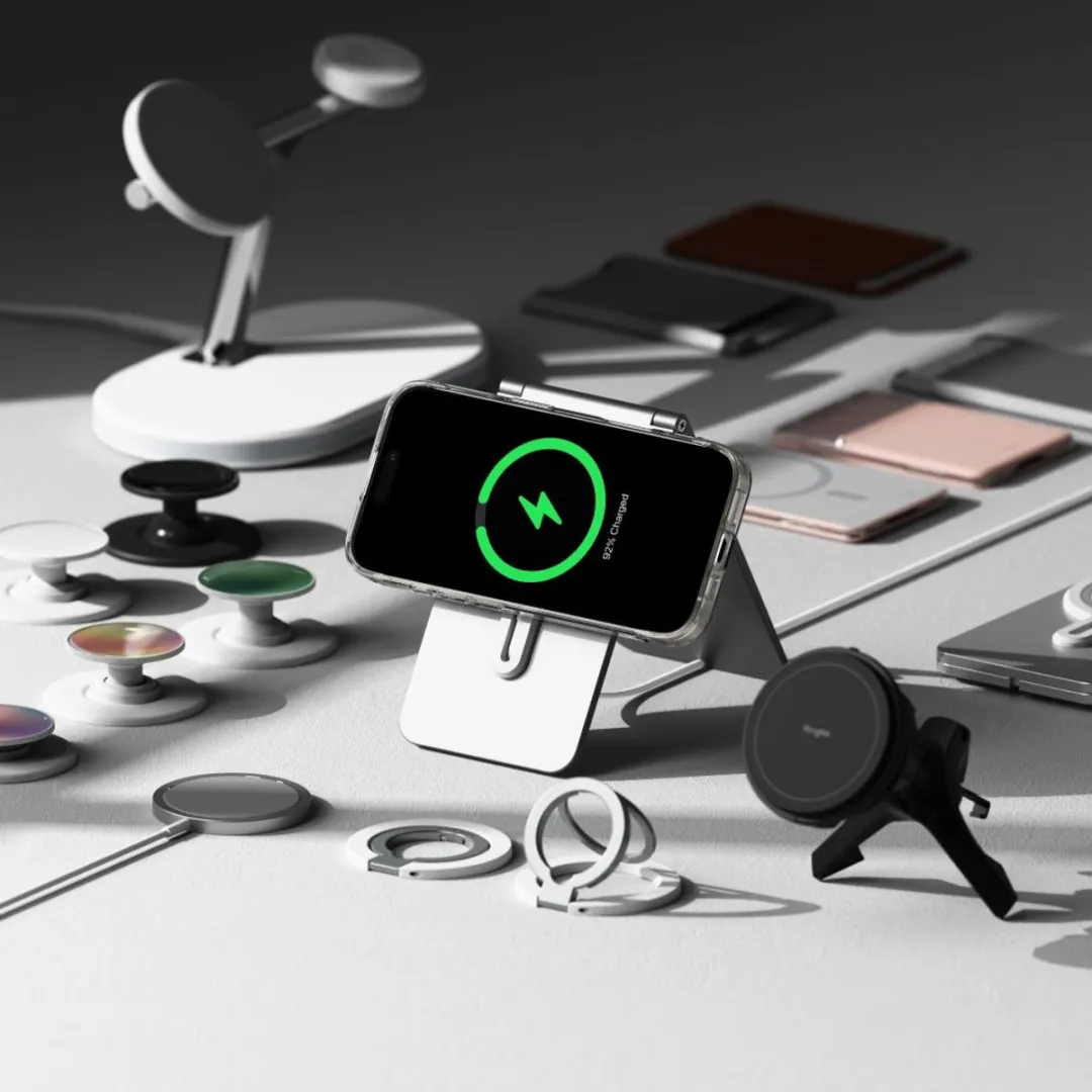 Ringke Fusion MagSafe iPhone 16 Pro Hoesje - Transparant - afbeelding 6 van 6