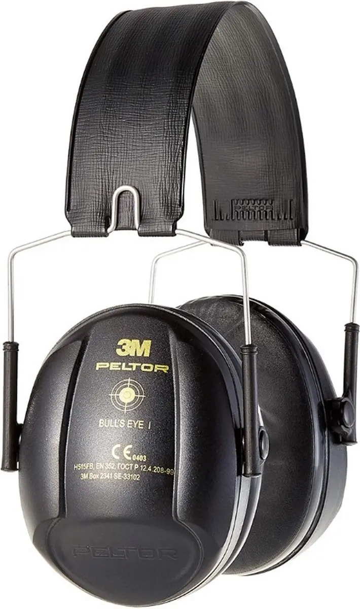 3M Peltor Bull's Eye I H515FB Oorkap - Zwart - afbeelding 6 van 6
