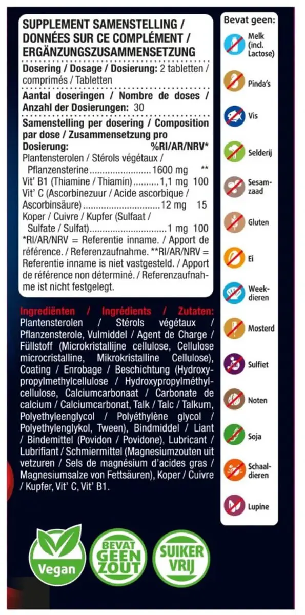 Lucovitaal Cholesterol Verlager - 2x 60 tabletten - afbeelding 4 van 6