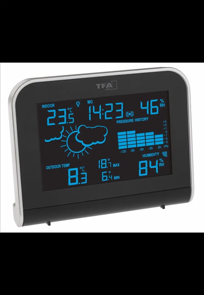 TFA Dostmann SPHERE 35.1148.01 Draadloos Weerstation - Zwart - afbeelding 3 van 5