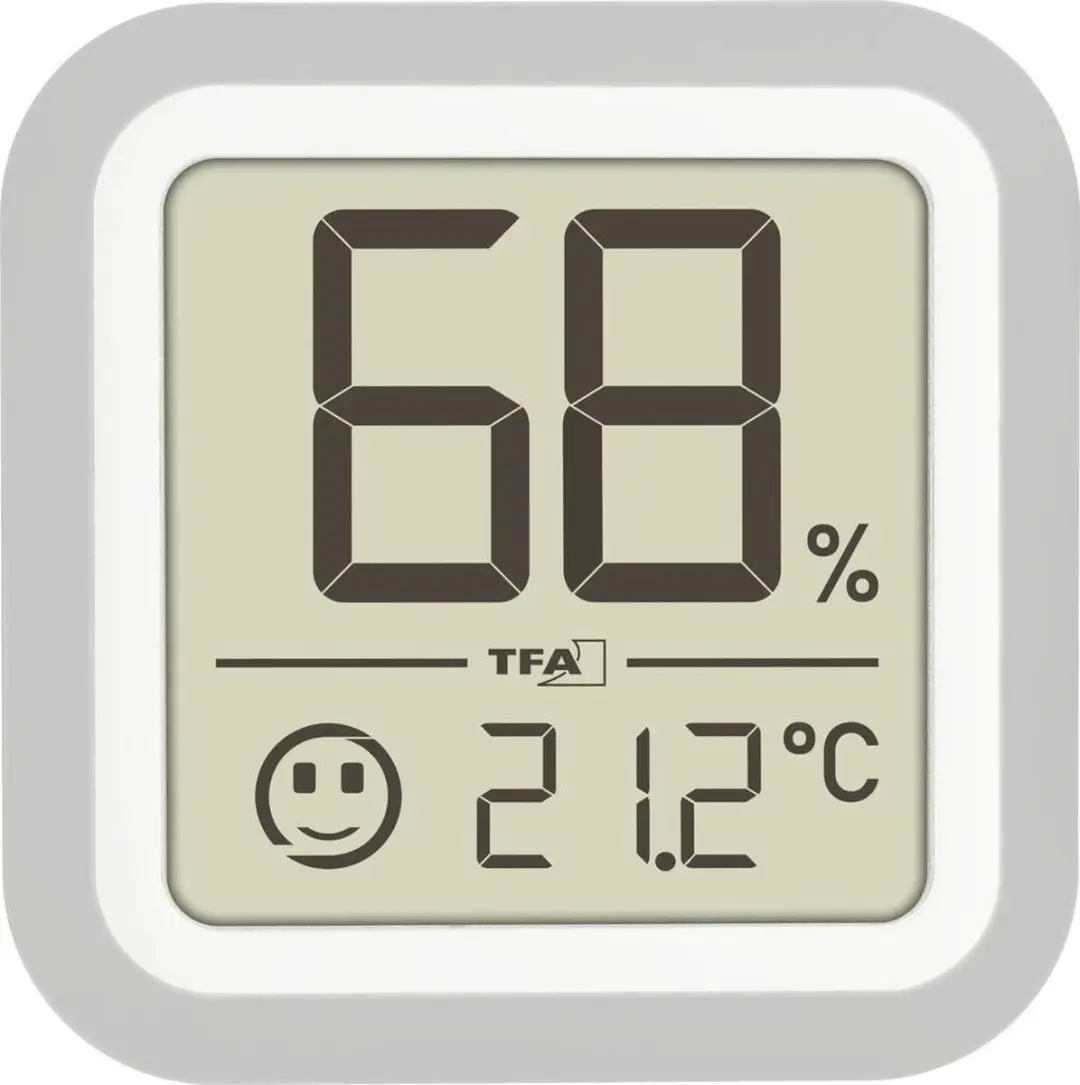 TFA Dostmann Humidore Thermo- en hygrometer - Zilver - afbeelding 2 van 4