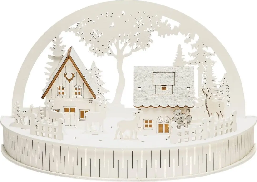 Konstsmide 3280-210 LED Silhouet Huizen en Rendieren - afbeelding 5 van 5