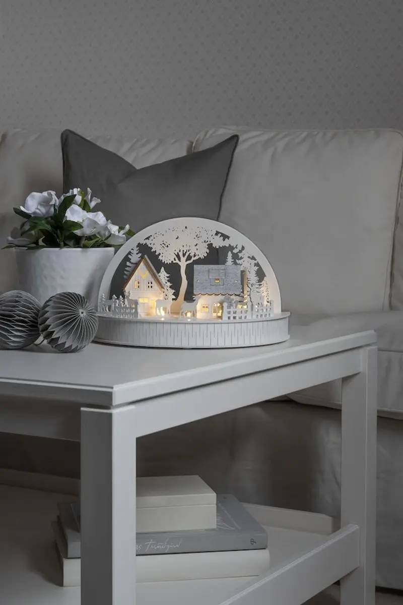 Konstsmide 3280-210 LED Silhouet Huizen en Rendieren - afbeelding 3 van 5