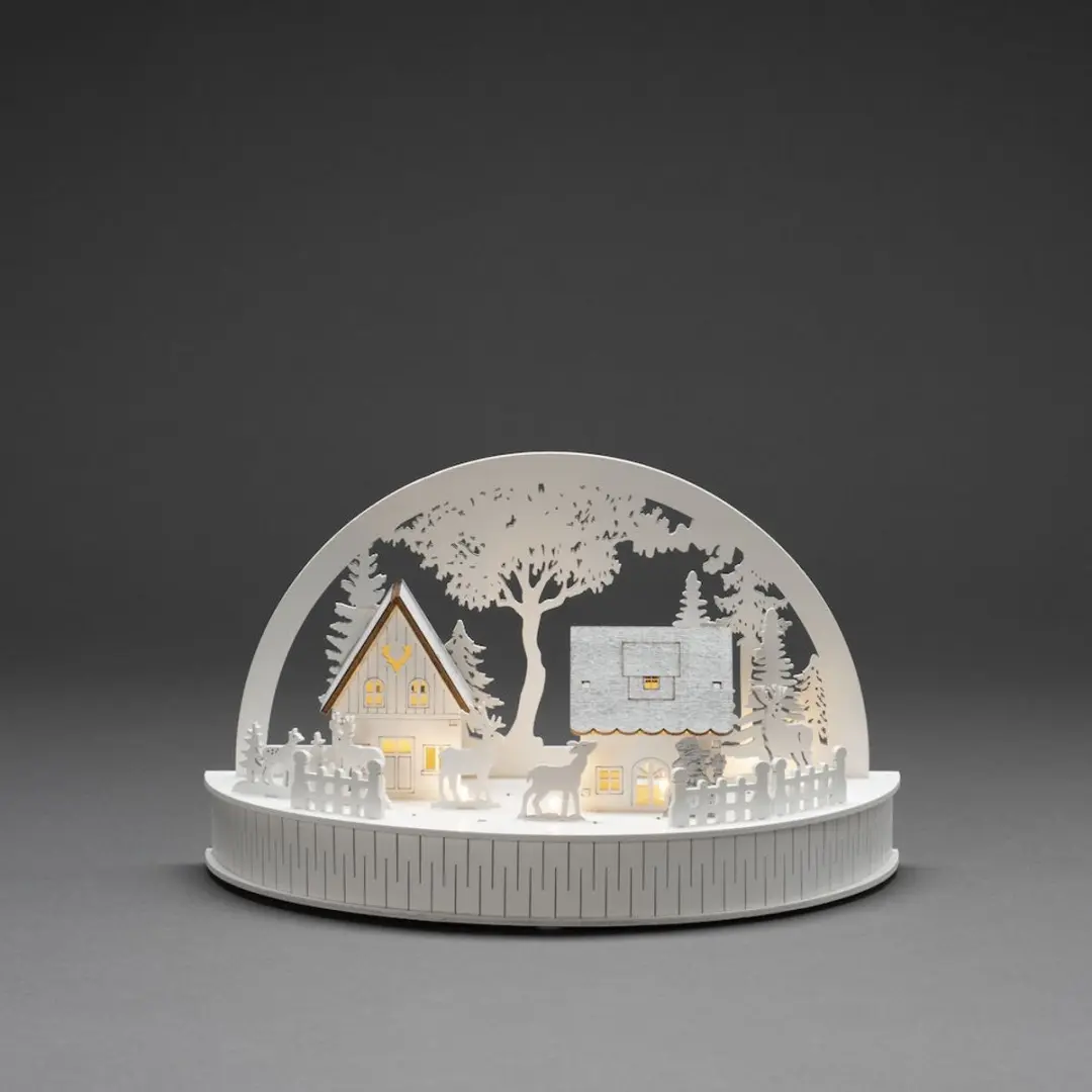 Konstsmide 3280-210 LED Silhouet Huizen en Rendieren