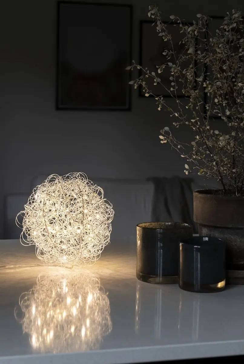 Konstsmide LED Draadbal 3513-303 - Ø20cm - Warm wit - afbeelding 6 van 6