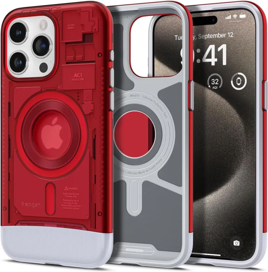 Spigen Classic C1 MagFit Hoesje iPhone 15 Pro Max