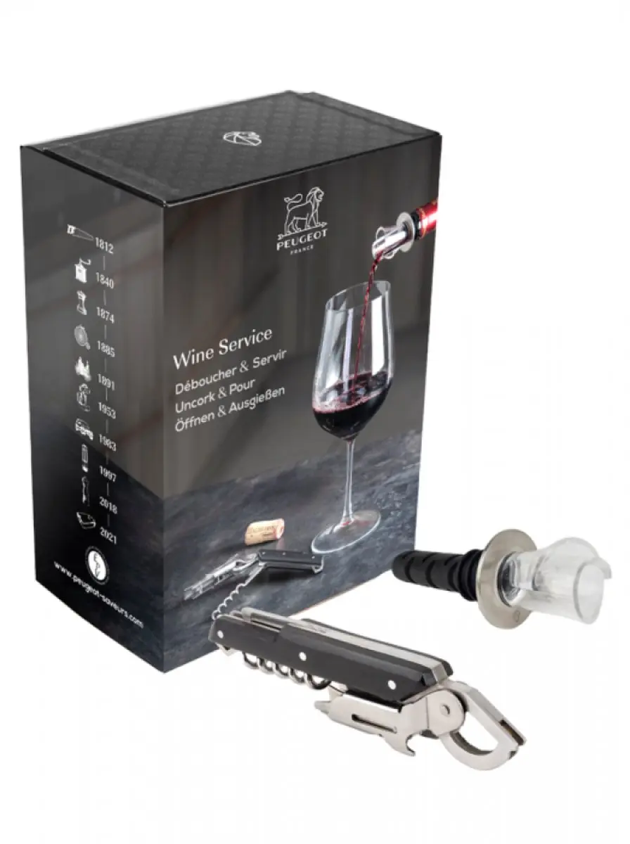 Peugeot Wine Service Kurkentrekker en schenktuit