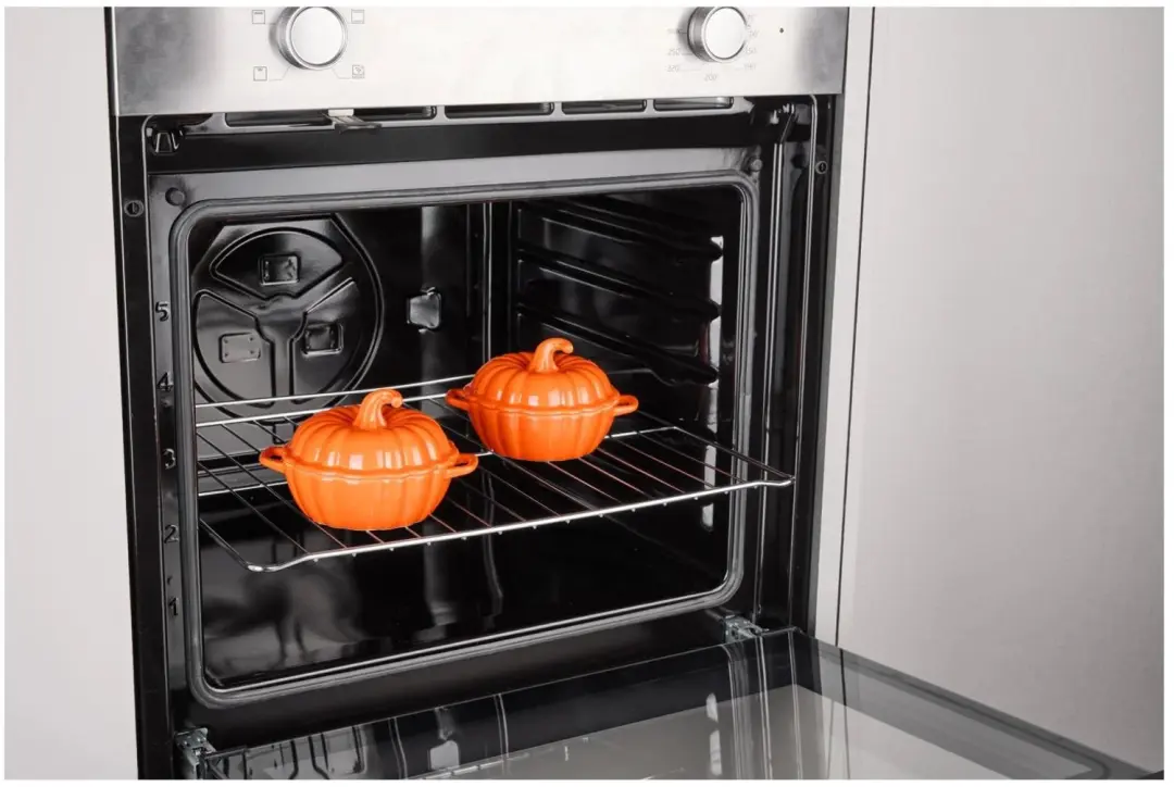 Silvercrest Ovenschaaltjes Pompoenvorm 2-delig - 310ml - Oranje - afbeelding 4 van 5