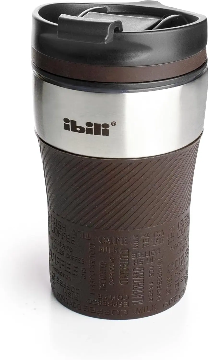 Dubbelwandige Thermobeker RVS 260ml Bruin