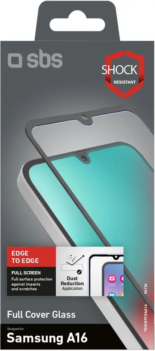 SBS TESCRFCSAA16 Screenprotector - o.a. Galaxy A16/A26/A17 - afbeelding 3 van 3