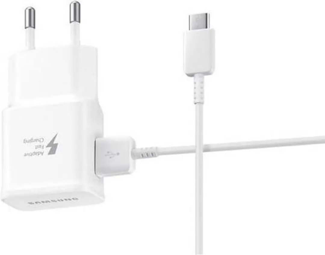 Samsung Galaxy A40 Fast Charger wit inclusief Samsung USB TYPE-C kabel 1.2 meter