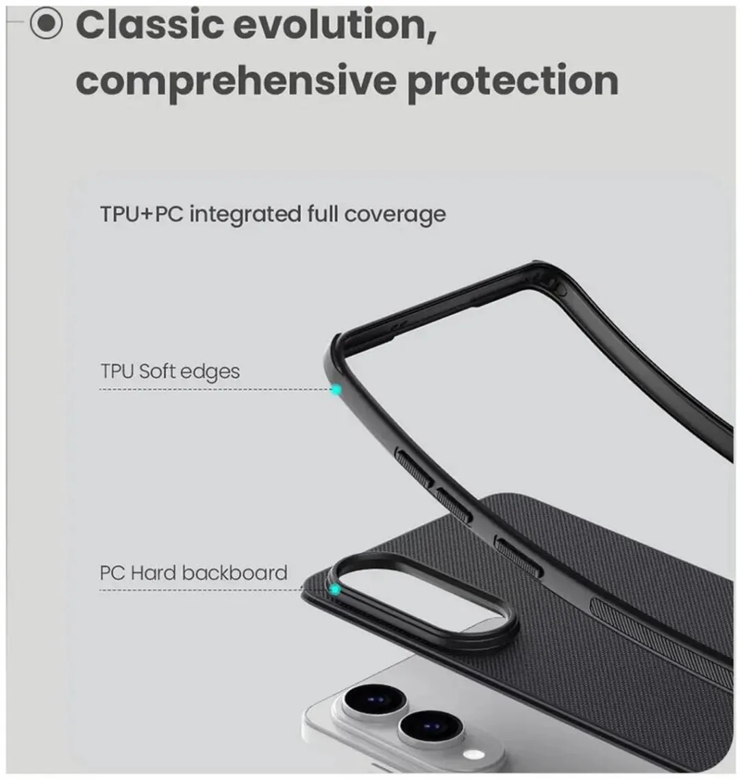 Nillkin Frosted Shield Hoesje Samsung Galaxy Z Flip 5 - MagSafe - Zwart