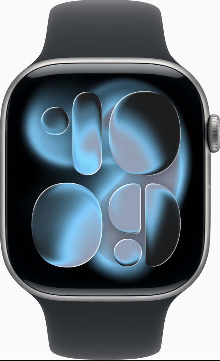 Apple Watch 11 - Wifi + 5G - 42mm - Space Grey Aluminium Case with Black Sport Band - S/M