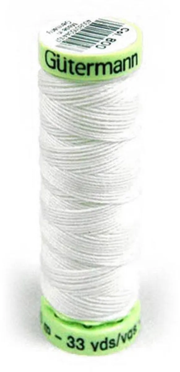 Gutermann Siersteekgaren #800 Wit - 30m