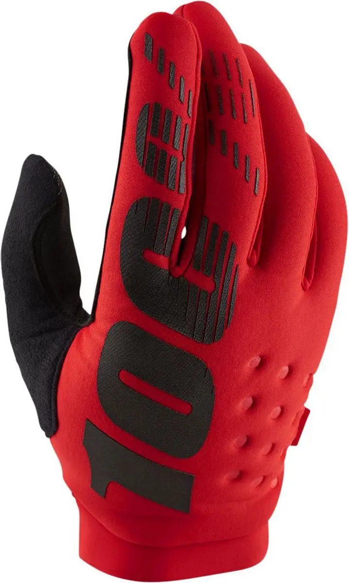 100percent Brisker Cold Weather Handschoenen - Rood - L - afbeelding 5 van 6