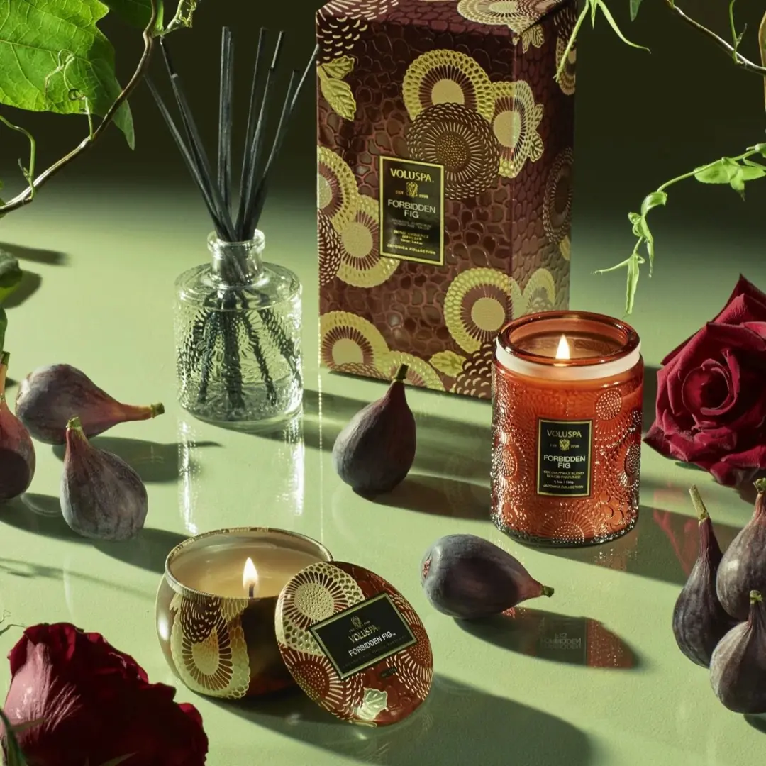 Voluspa Forbidden Fig Small Jar - afbeelding 2 van 3