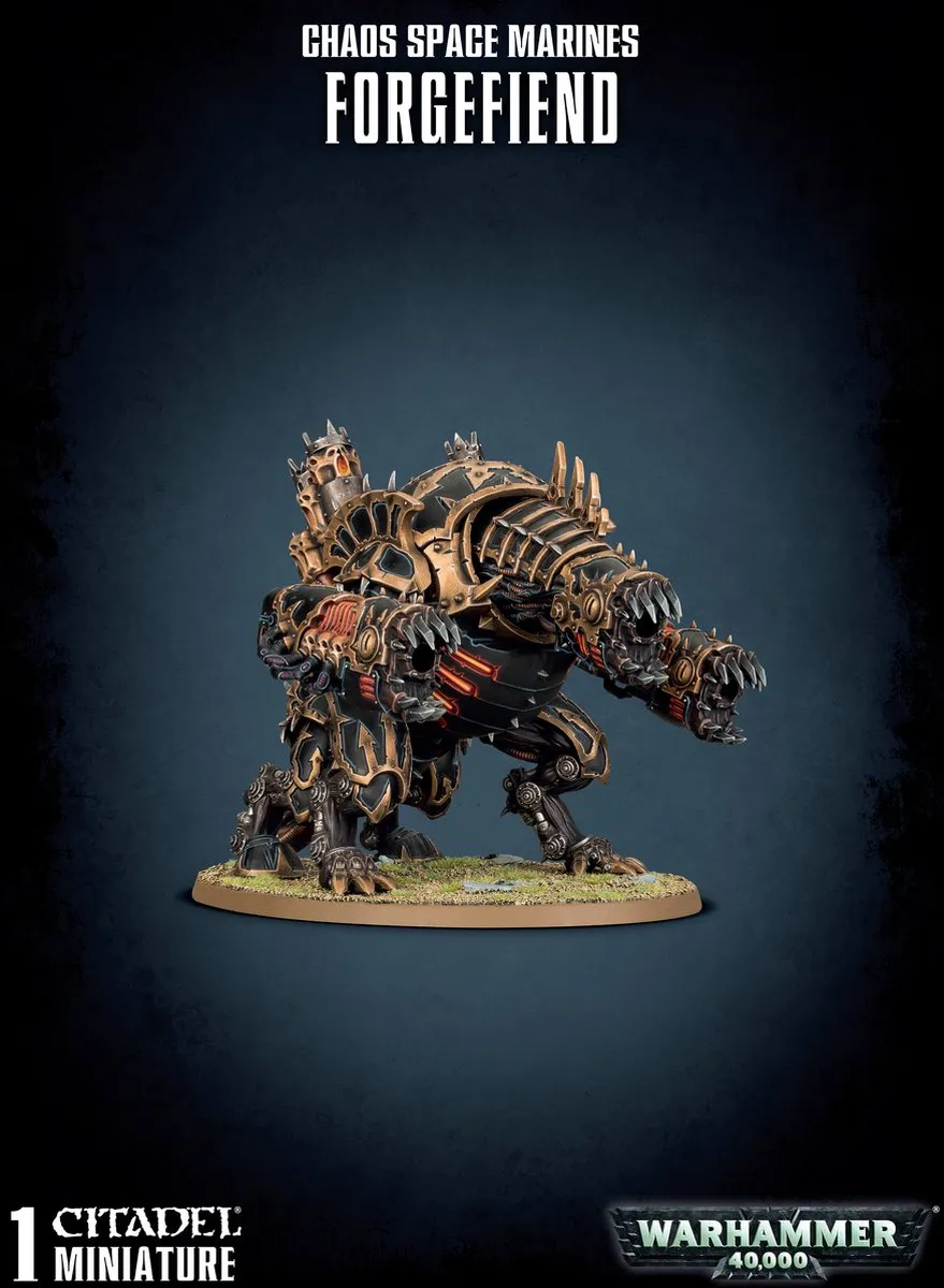 Games Workshop Warhammer 40.000 Chaos Space Marines Forgefiend