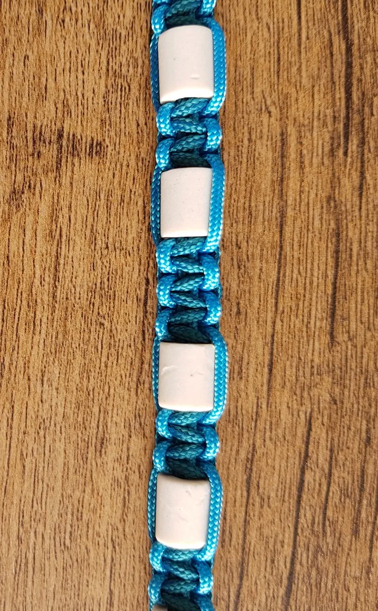 De kleine Dierenwinkel Anti-Tekenband EM Turquoise 30-40cm