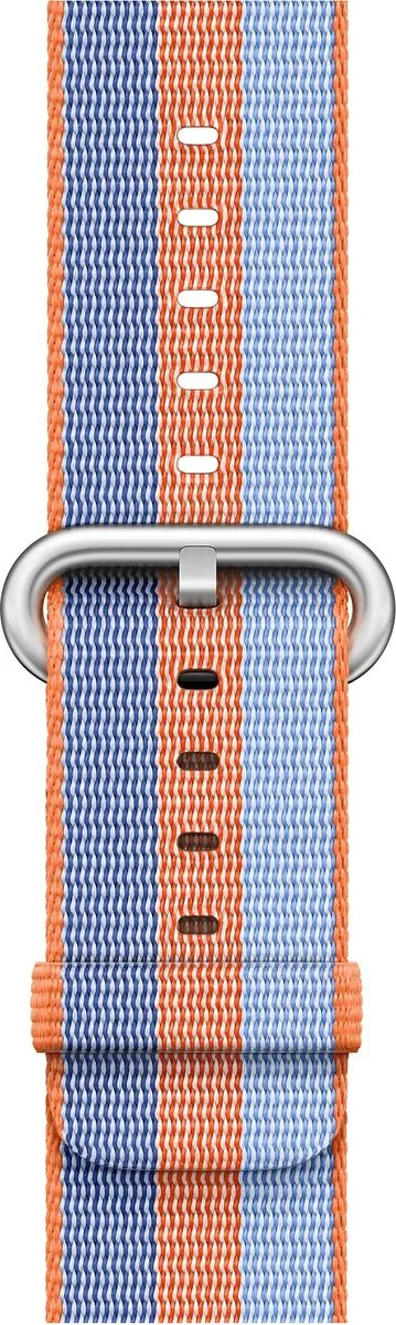 Apple Woven Nylon Band - Oranje - S/M - 38/40/41mm