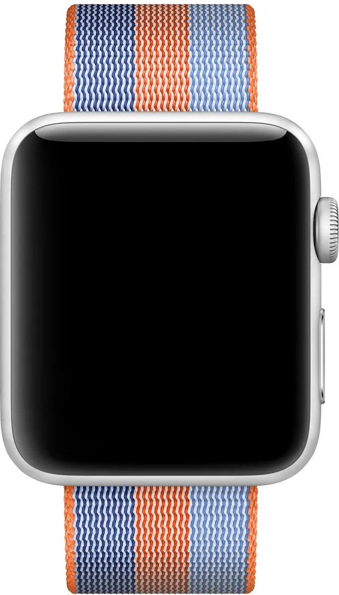 Apple Woven Nylon Band - Oranje - S/M - 38/40/41mm