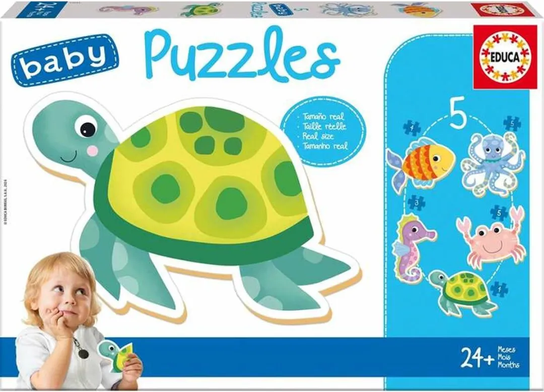 Educa 5 Puzzels Multicolor