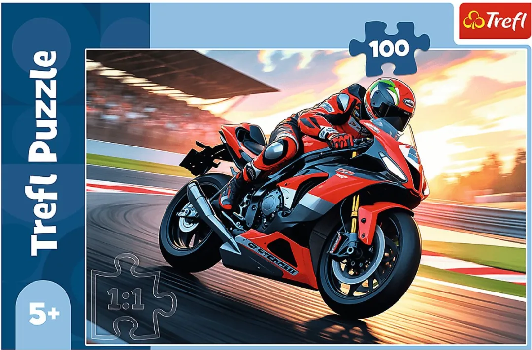 Trefl 16489 Snel Voertuig Puzzle - 100 Stukken