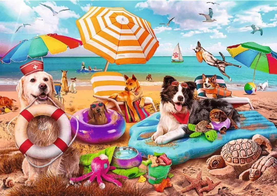 Trefl Vakantietijd Puzzel - 1000 Stuks (2x500)