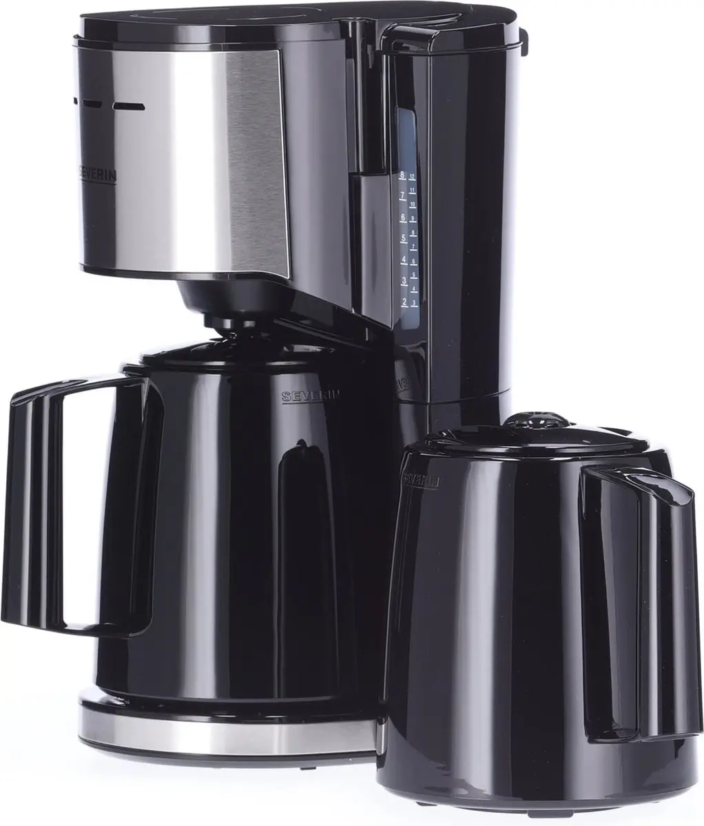 Severin KA 9308 Filterkoffiezetapparaat - 1000W - Zwart/RVS - afbeelding 4 van 6