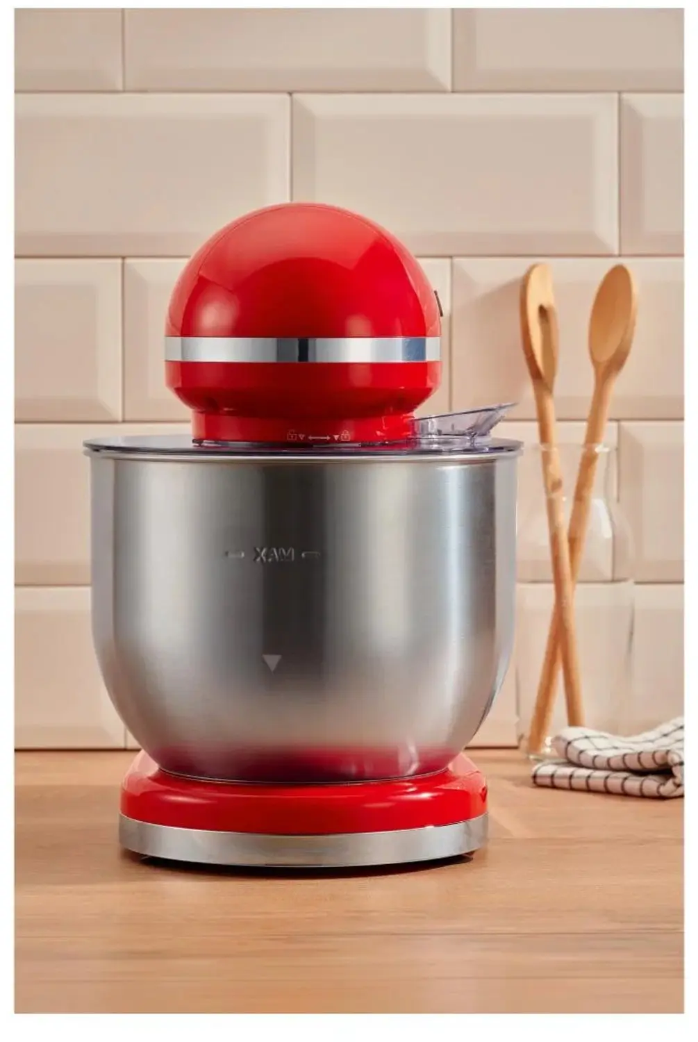 Silvercrest Keukenmachine 600W - 5 L - Rood - afbeelding 4 van 6