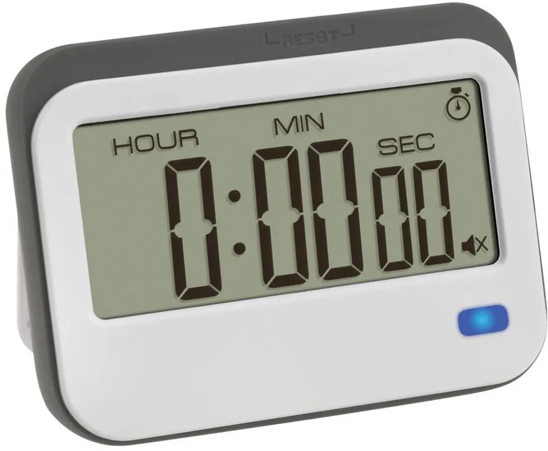 TFA Dostmann 38.2052.02 Digitale Timer - Wit/Grijs - afbeelding 3 van 3
