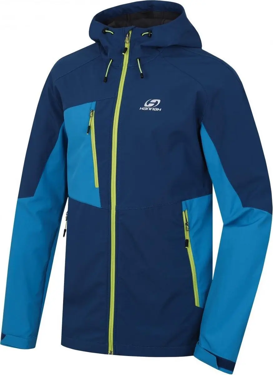 Hannah Softshell Jas Selby Heren Synthetisch Blauw Mt Xxl