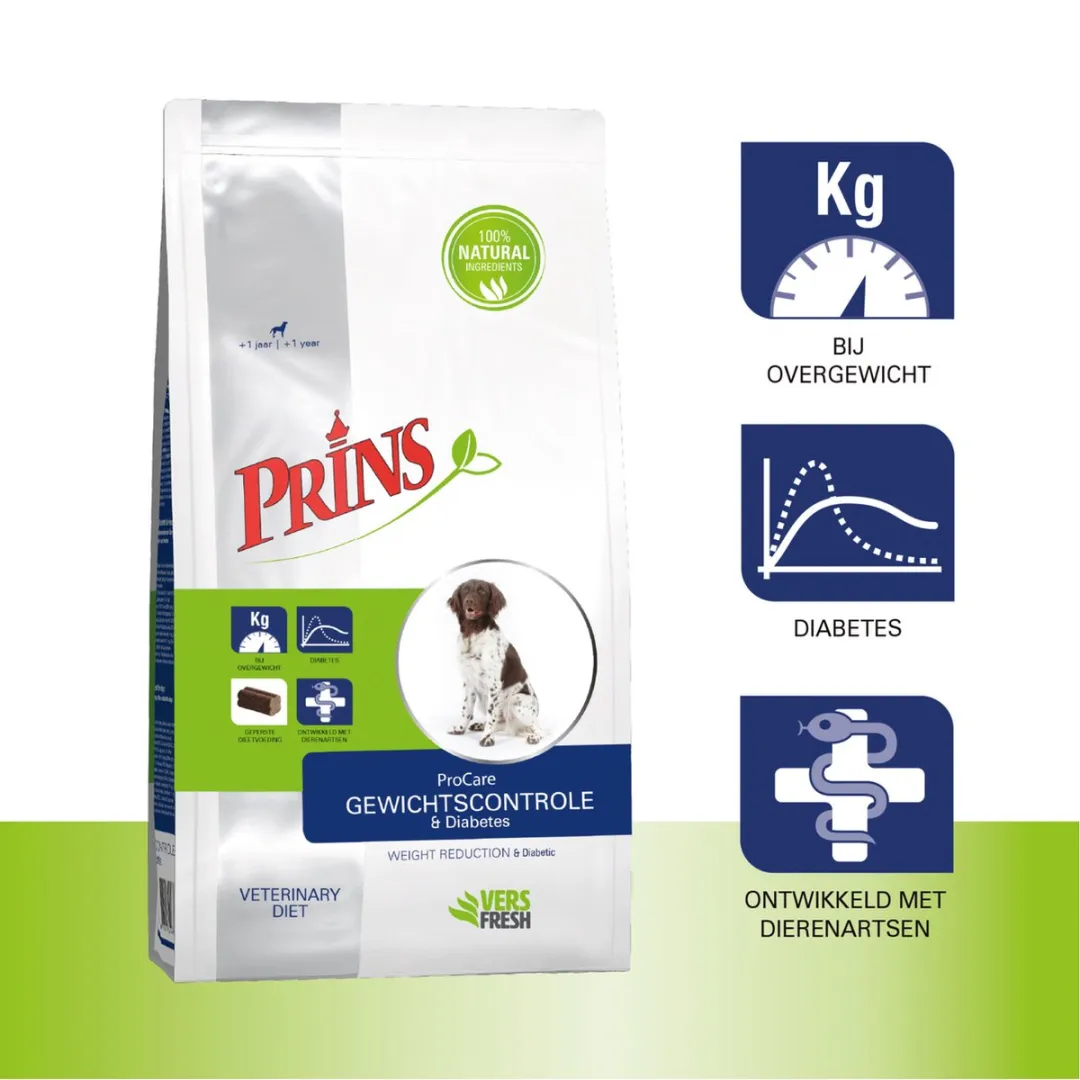 Prins ProCare Diet Pressed Gewichtscontrole & Diabetes 15kg