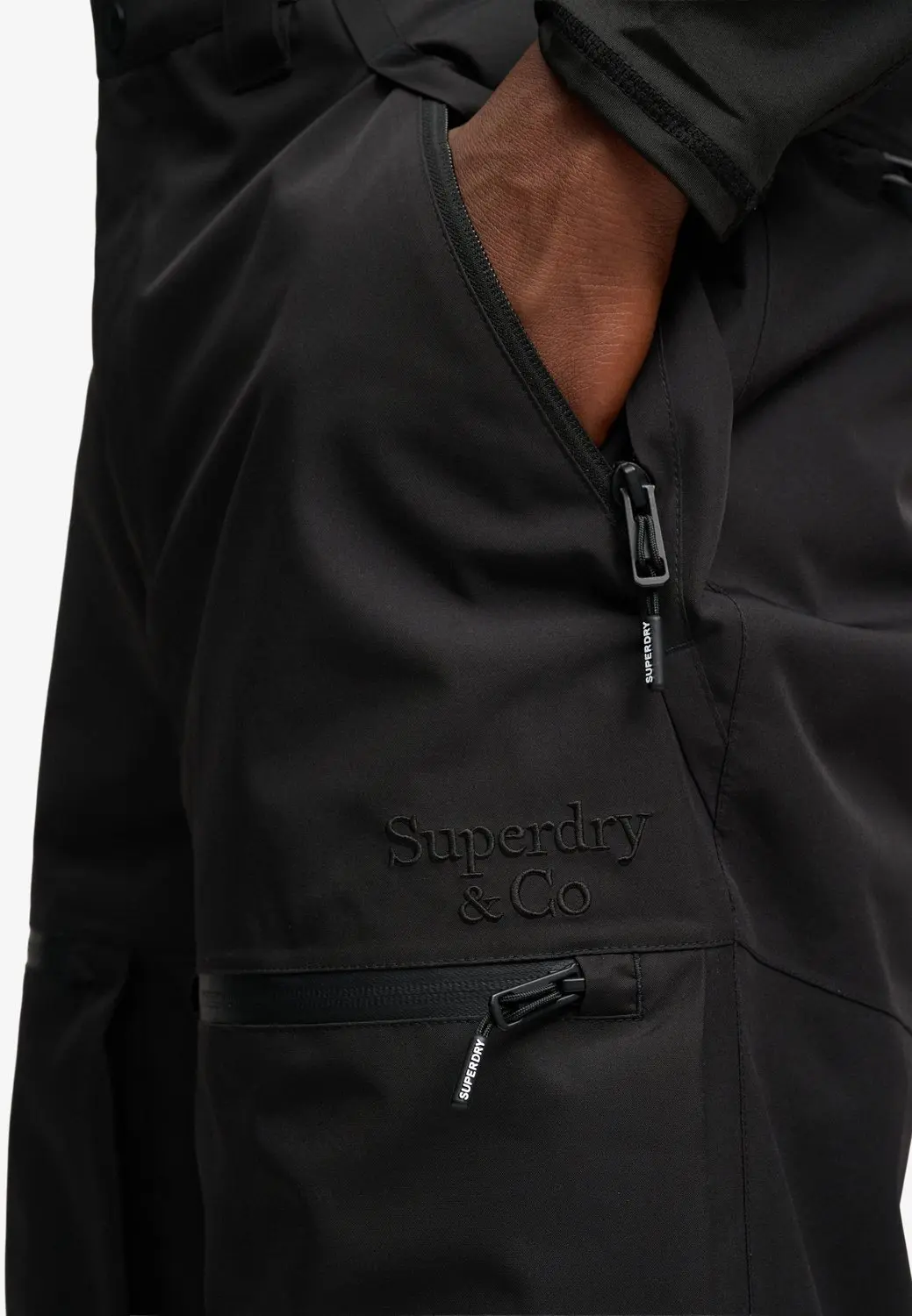 Superdry Ski Shell Broek Heren - Zwart - afbeelding 2 van 6