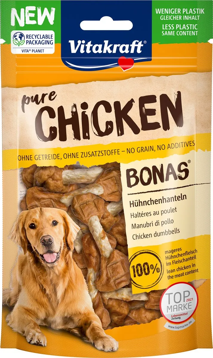 Vitakraft Bonas Halter Kip Hondensnacks 80g