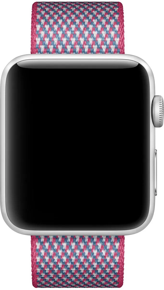 Apple Woven Nylon Band Apple Watch - Berry - One Size - afbeelding 6 van 6
