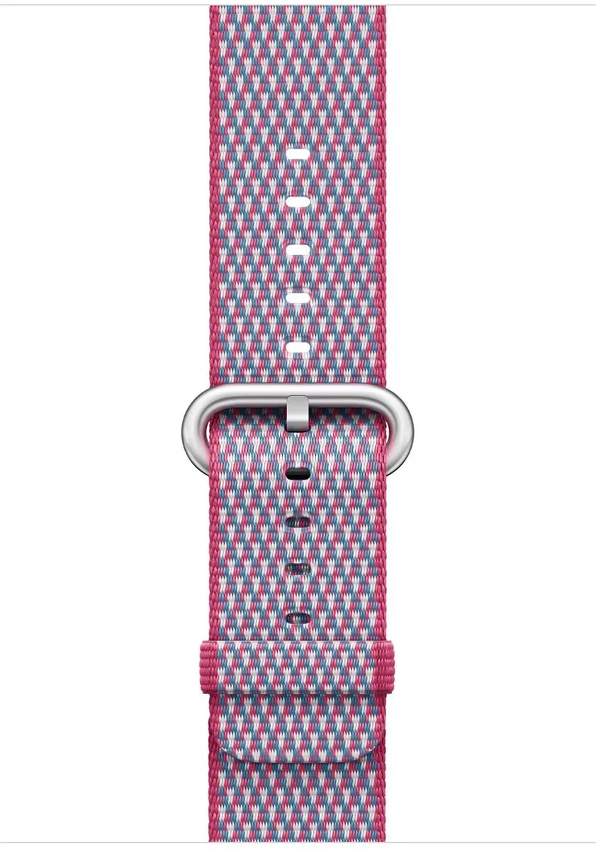 Apple Woven Nylon Band Apple Watch - Berry - One Size