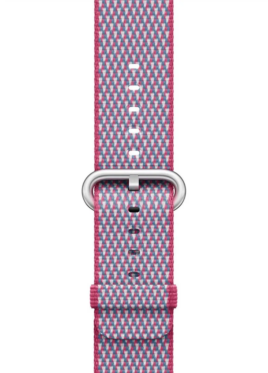 Apple Woven Nylon Band Apple Watch - Berry - One Size