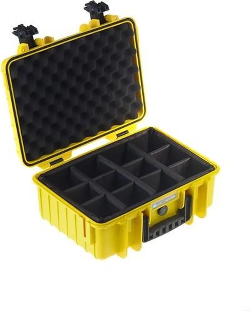 B&W International Type 4000 Outdoor Case - Geel - afbeelding 2 van 3
