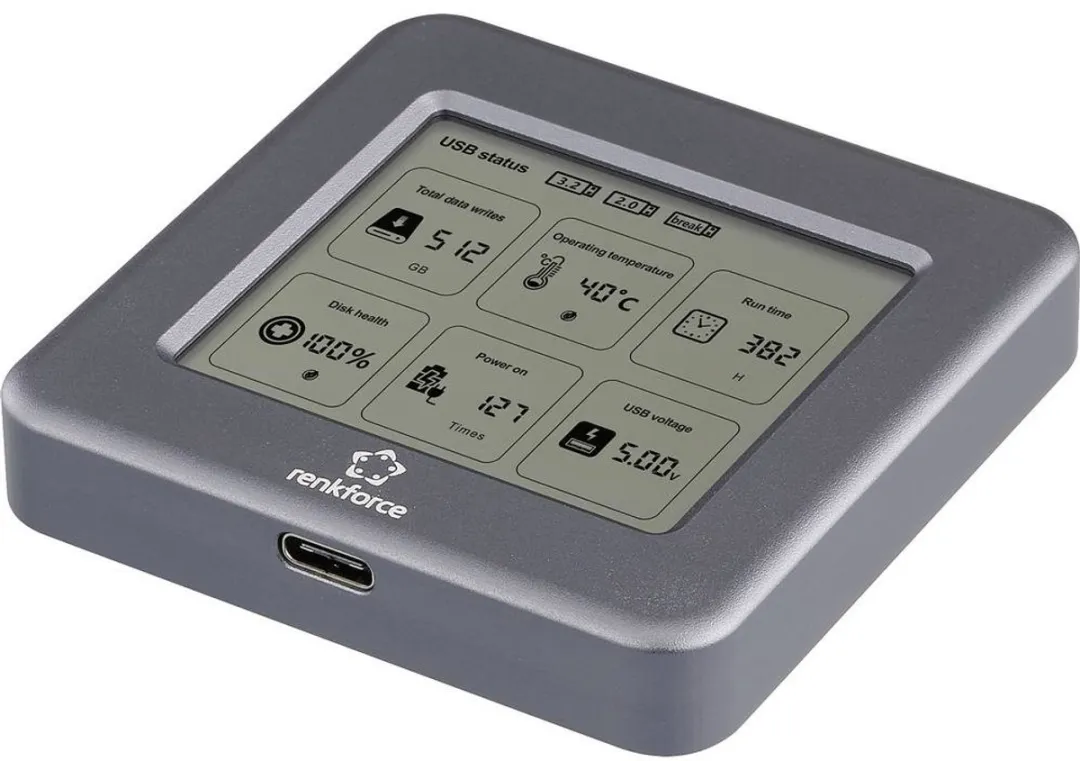 Renkforce RF-M2E-300 M.2 SSD-behuizing USB-C 10 Gbit/s