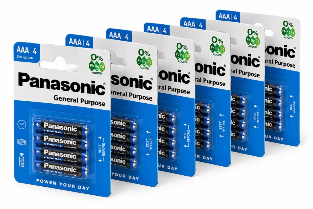 Panasonic AAA Batterijen 1.5V
